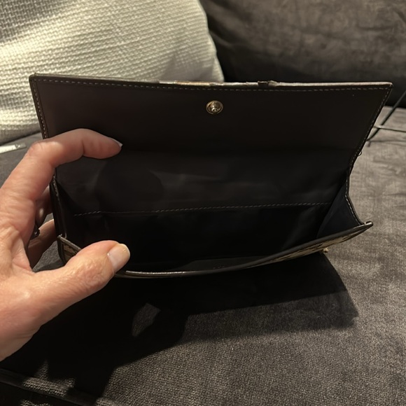 Vintage Gucci Authentic Monogram Continental Long Snap Flap Wallet 7 1/2 X 4 - Picture 6 of 15